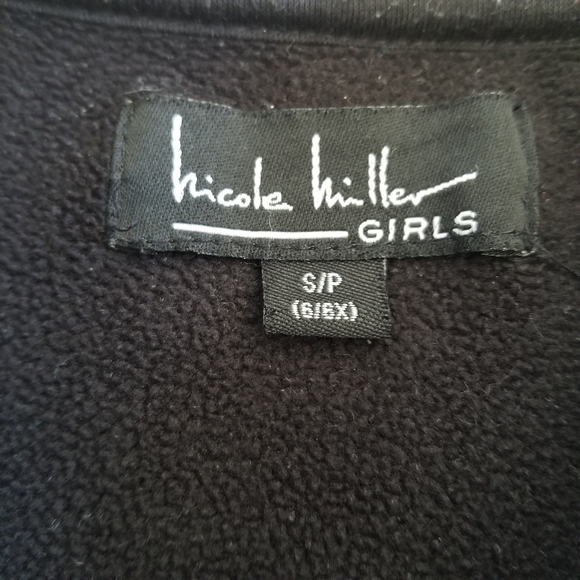 Nicole Miller Fleece Houndstooth Girls 6-6X - Picture 4 of 8